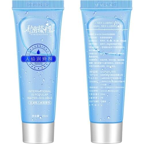 25ML Men/Women Sex Lubricant Transparent Cream Water-based Sex Oil Vaginal Anal Gel For Adults Sex Products/Toys