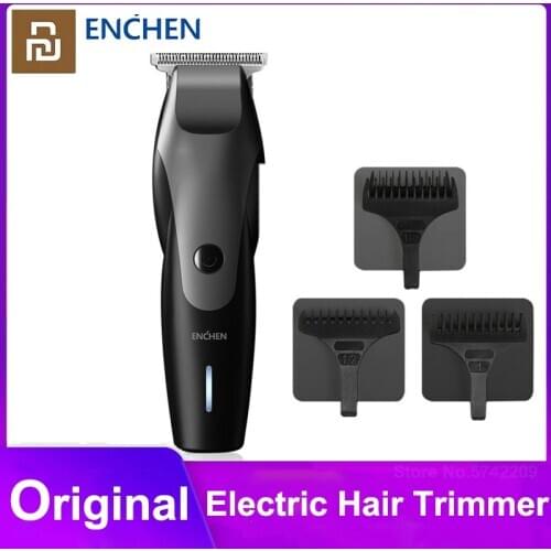 ENCHEN Men Electric Hair Cutter Machine Rechargeable Cordless Low Noise Barber Professional Hair Clippers Trimmer With 3 Combs