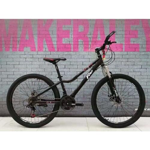 New style green color 26 inches 21 speed mountain bike steel bicycle for female