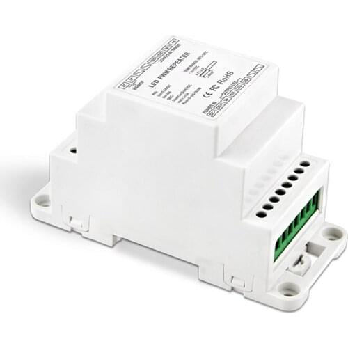 New Led Power Repeater DIN Rail DC5V 12V 24V input Led Amplifier 3CH/4CH/5CH output Signal Amplifier Power repeater BC-963-DIN