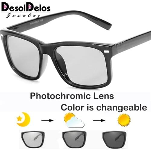 New Driving Small Lens Polarized Photochromic Sunglasses Men Chameleon Glasses Women Sunglass Goggles oculos de sol masculino
