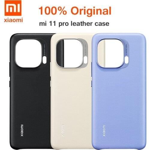 Original Xiaomi MI 11 Pro Case leather protective shell Hard Cover comfortable touch For Xiaomi Mi 11 Pro mi11 pro 11pro