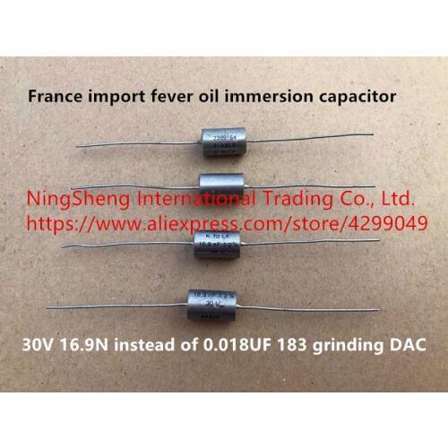 Original new 100% fever oil immersion capacitor 30V 16.9N instead of 0.018UF 183 grinding DAC (Inductor)