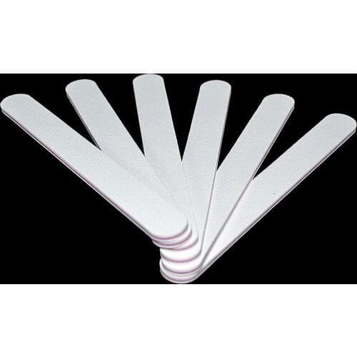 100Pcs Professional White Nail File Buffer Buffing 100/180 UV Gel Polisher Sandpaper Manicure Pedicure Art Tools