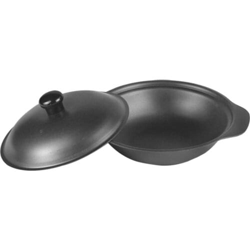 Cookware Cast Iron Casserole Pot with lid, Perfect for Braising,Slow