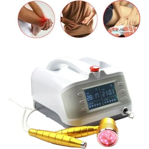 Professional Rehabilitation Physiotherapy Pain Relief Sport Injuries Soft Laser Therapy Device 650nm and 808nm with 2 Probes