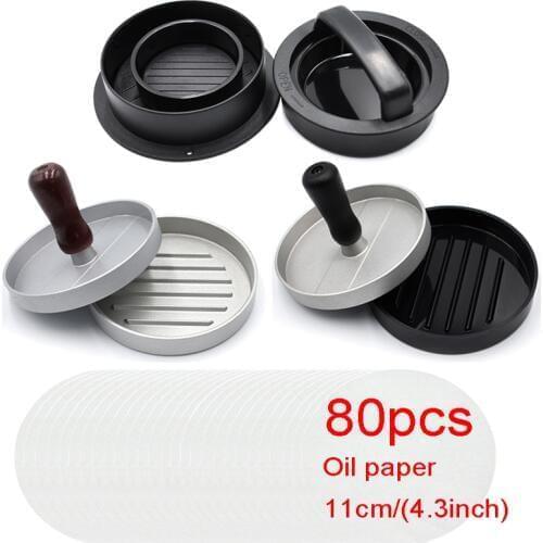 Hamburger Makers Hamburger Presses Kit Non-Stick Easy Clean Meat Tools Burger presses Mould Press For Cutlets Kitchen Supplies