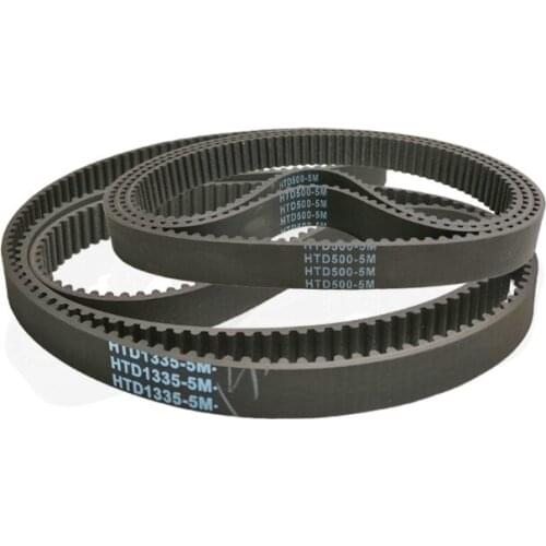 HTD1700-5M HTD1730-5M HTD1750-5M HTD1760-5M HTD1770-5M HTD1890-5M HTD2520-5M Rubber Timing Belt Black 1PC