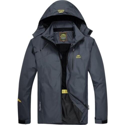 2021 New Spring Outerwear Jacket Coat Men Hooded Windbreaker Male Casual Waterproof Tops