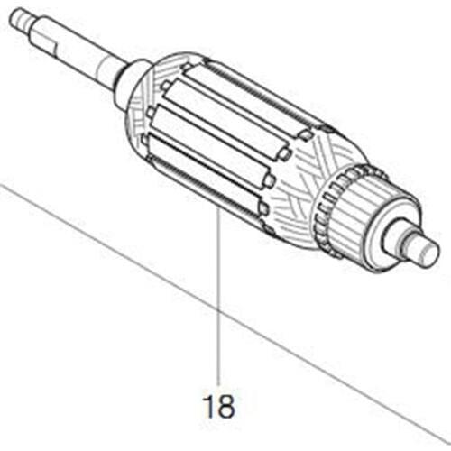 Armature 220-240V 515863-6 Stator For Makita MT401 M4000B