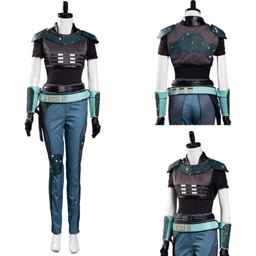 Wars Cara Dune Cosplay Costumes Women Uniform Outfits Halloween Carnival Suit
