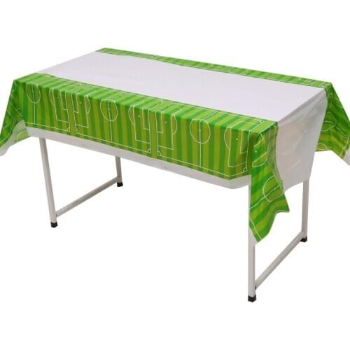 1PC/pack football world Disposable Tableware Tablecloths Kids Baby Shower Birthday Party Wedding Tableware Events Supplies