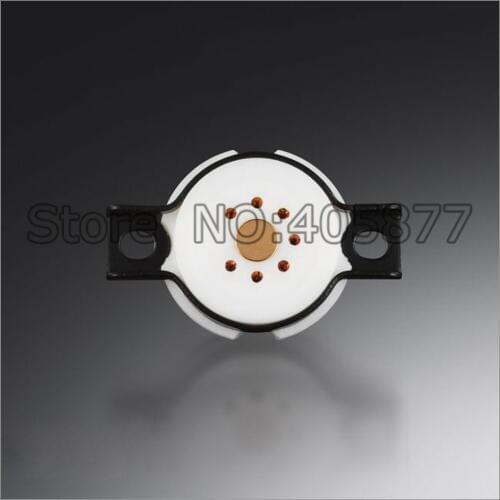 2pcs high quality 7pin Telfo Tube Sockets For 6Z4 6X4 EF95 EZ90 EAA91 EF91 6AQ5 6J1