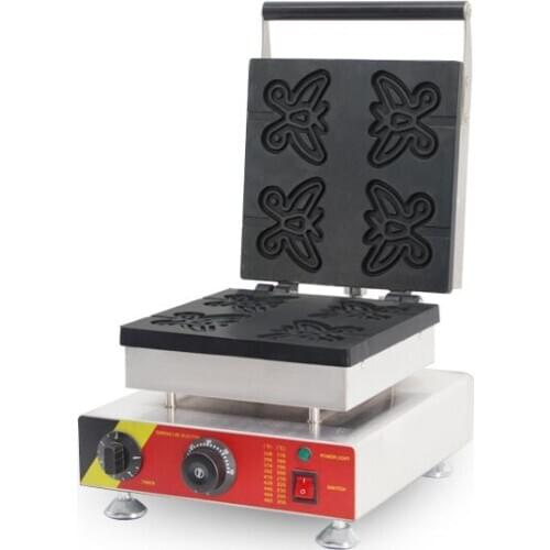 2020 New shape 110V &220V commercial Butterfly shaped waffle maker hot sale with CE