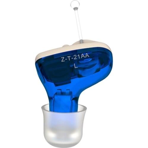 2021 new best Hearing Aid Mini Fleshcolor Stealth Hearing Amplifier Portable Aids10A Battery Left Right help elderly people