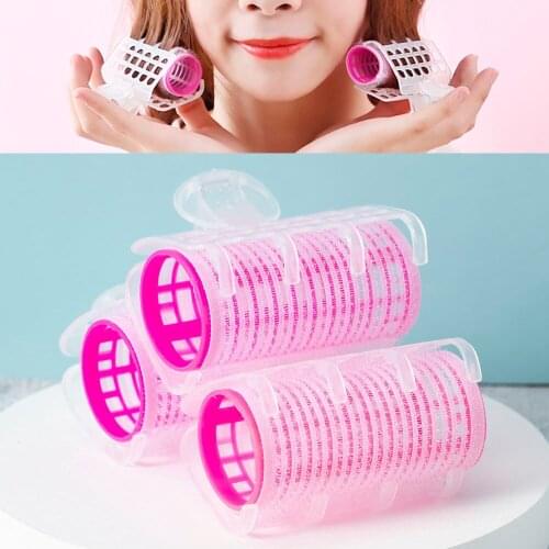 3Pcs/Lot Hair Rollers Bang Roll Curler Hair Curler Plastic Self-adhesive Hair Curling Hairdressing Tool Girl Beauty Styling Tool