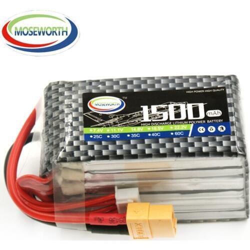 6S 22.2V 1500mAh 40C Lipo Battery For RC Helicopter Quadcopter Boat Car Airplane Drone Model Remote Control Toys Lithium Battery
