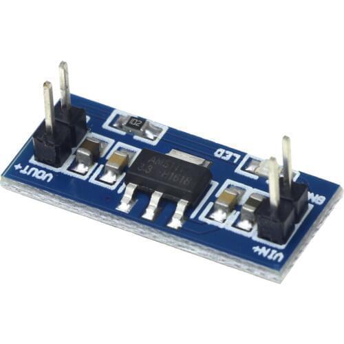 AMS1117 5V (4.5-7V) Turn To 3.3V DC-DC Step Down Power Supply Buck Module For Arduino Raspberry Pi DIY KIT Toy