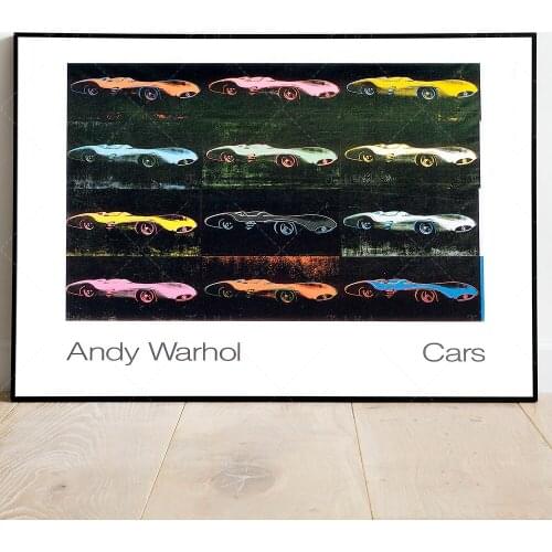 Cars - Andy Warhol Art Print, Digital Download Art, Pop Art, Pop Art Print, Andy Warhol Poster, Contemporary Art