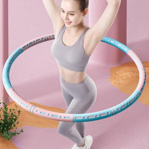 Stainless Steel Great Sports Weighted Exercise Hoop Workout Equipment Training Hoop Body Shaping for Garden