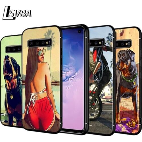 Grand Theft Auto GTA V For Samsung Galaxy Note 20 10 9 S10 Ultra S10E S9 S8 Plus A21S A51 A71 5G Black Phone Case