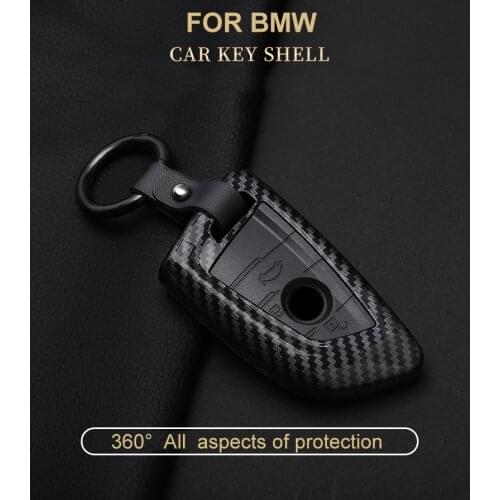 ABS Carbon fiber Car Remote Key Case Cover For BMW 1 2 3 4 5 6 7 Series X1 X3 X4 X5 X6 F30 F34 F10 F07 F20 G30 F15 F16