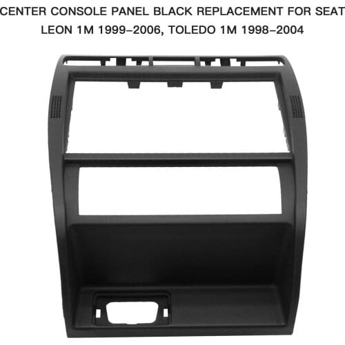 Center Console Panel Black Replacement for Seat Leon 1M 1999-2006, Toledo 1M 1998-2004 Auto Styling