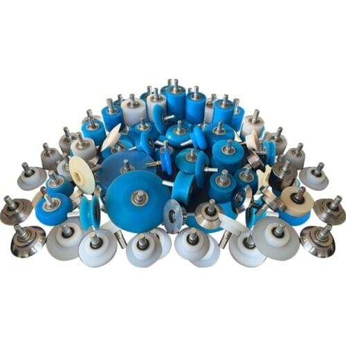 Woodworking Machinery Coating Machine Taper Wheel With Bearing Silicone Wheel Feeding Wheel Concave Inner Circle Press Wheel