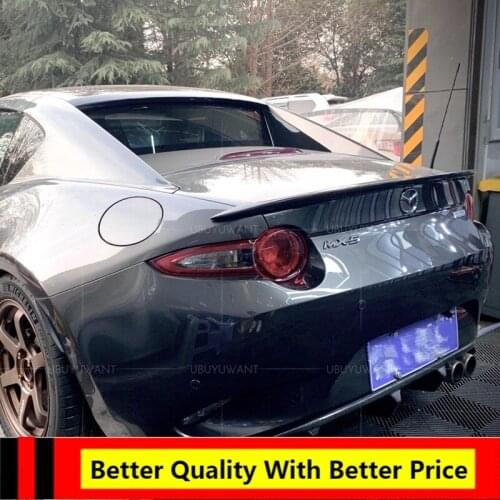 EPFBSQP For MAZDA MX5 MX-5 FRP/CARBON FIBER ND Miata Garage Vary Style Rear Tail Wing Decoration For Mazda Mx5 2016-2019