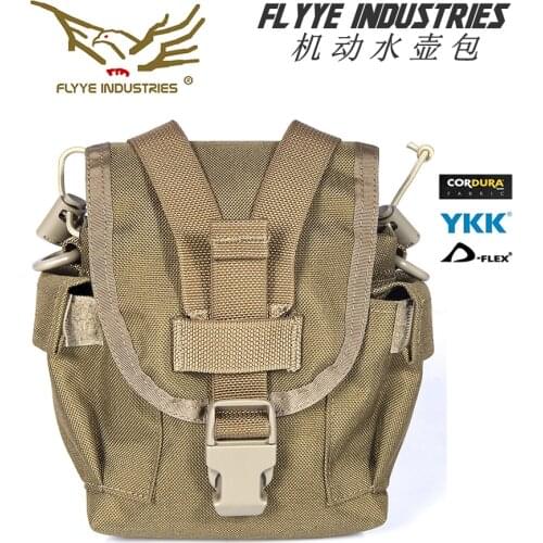 FLYYE 1 quart powered water bottle bag slant cross strap MOLLE with bag Fanny pack slant cross FY-PH-C048