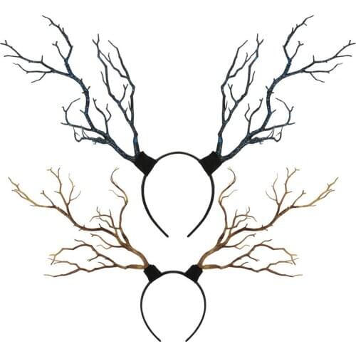 Halloween Cosplay Cat Ears Maleficent Witch Horns Hat Headwear Mask Headgear Helmet Party Black Queen Adult Party Costume Props