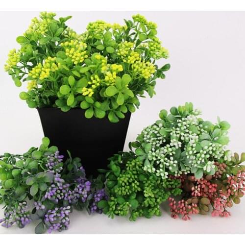 1Pc Artificial Plant Berry Garden Flower Arrangement Living Weddings Room Bonsai Party Decor New
