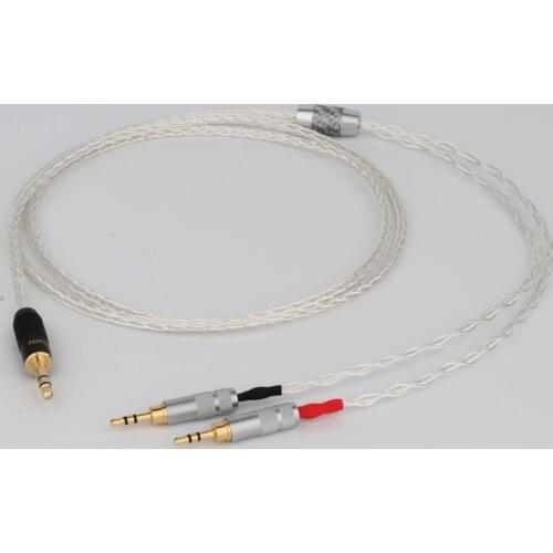 Cable with 3.5mm Stereo Plug to Dual 2.5mm Male Compatible With Hifiman HE400S, HE-400I, HE-400i Dual 2.5mm Version, HE560