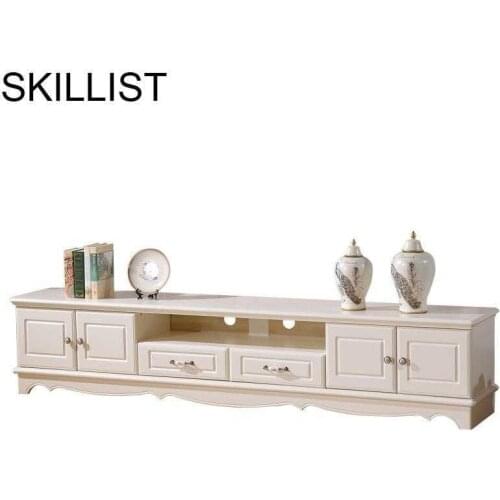 China Lcd Furniture Modern Led Lift Tele Painel Para Madeira European wooden Monitor Stand Meuble Mueble Table Tv Cabinet