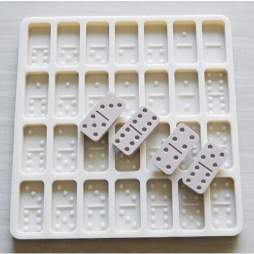 China supplier silicone resin domino mold Dominos silicone mold