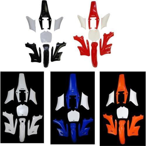 XLJOY Plastic Fender Set For Chinese Mini Bike 2 Stroke 47cc 49cc Apollo Orion Mini Dirt Bikes