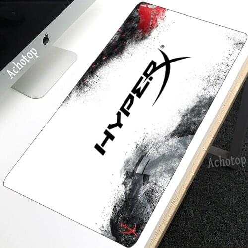 800x300mm Cute HyperX Logo Cartoon Mouse Pad XXL Gamer Desk Mat Large XL Computer Gaming Peripheral Accessories Mouse Pad Mats