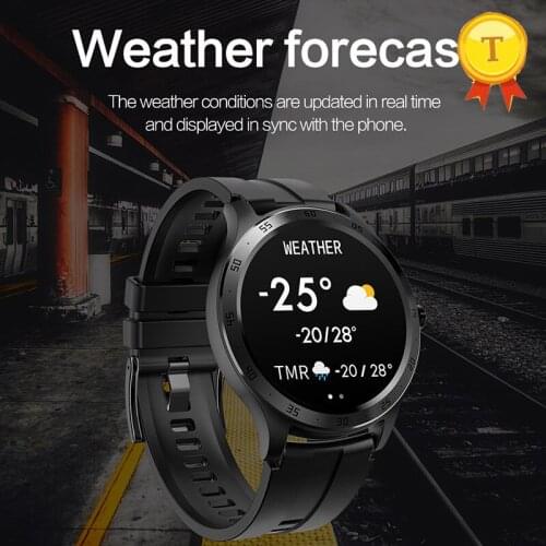 Best selling man smart watch full round touch screen IP67 waterproof smartband support weather forecast for ios Android phone