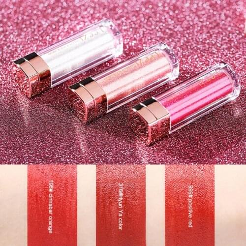 Matte Lipstick Set 3 Lip Gloss Makeup Lip Tint High Pigment Lip Gloss Waterproof Lasting Moisturizing Cosmetics Female Makeup