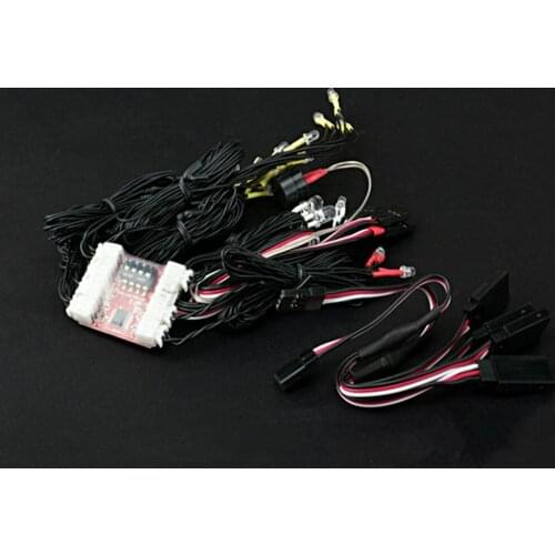 Remote control actros truck DIY refit led lights set for tamiya 1:14 scale scania R620 56323 R730 BEENZ 1851 3363 MAN TGX Hino