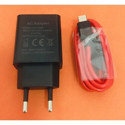 Original Charger Plug + type C Cable for Umidigi S2 Lite MT6750T Octa Core Free shipping