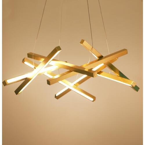 Postmodern minimalist chandelier minimalist home living room creative lamp Nordic bedroom lamp personality restaurant lamp