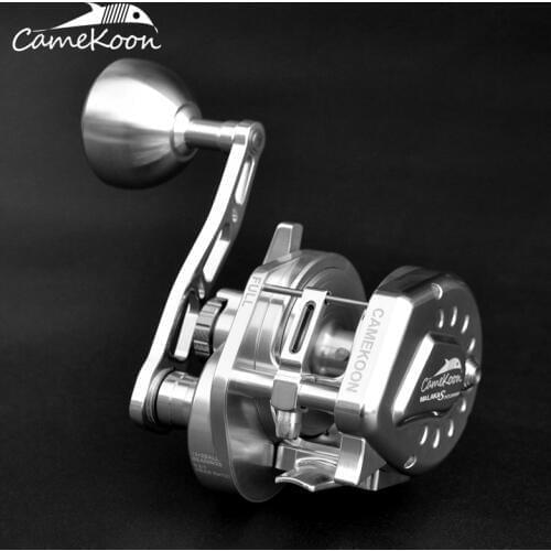 CAMEKOON Fishing Overhead Reel 6.3:1 Gear Ratio 13+2 Ball Bearings High Speed Sea Tournament Big Game Perfect Slow Jigging Reel