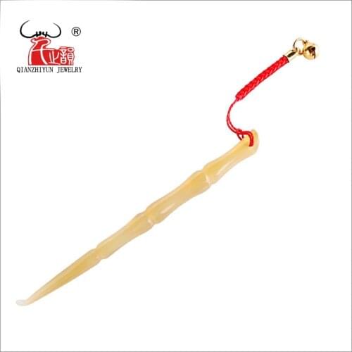 The Earpick Are Handmade From Natural Sheep Horns,Polish Round And Smooth Without Hurting The Ears Pipe,Yak Bead