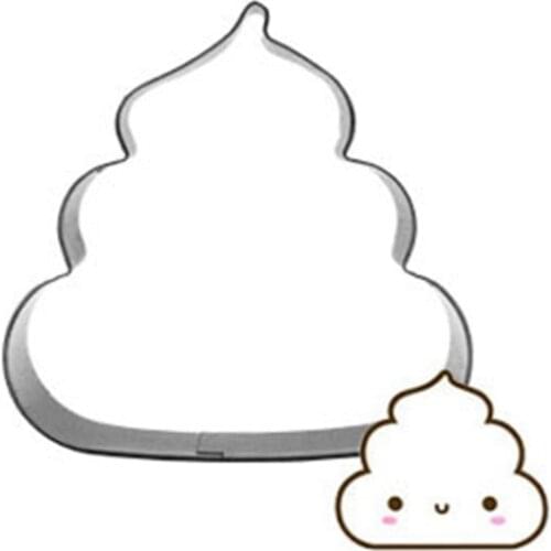 Fun Cartoon Feces Cake Cutter Biscuit Press Cookie Stamp Tools 3D Soap Molds Baking Accessories Stainless Steel Aliexpress