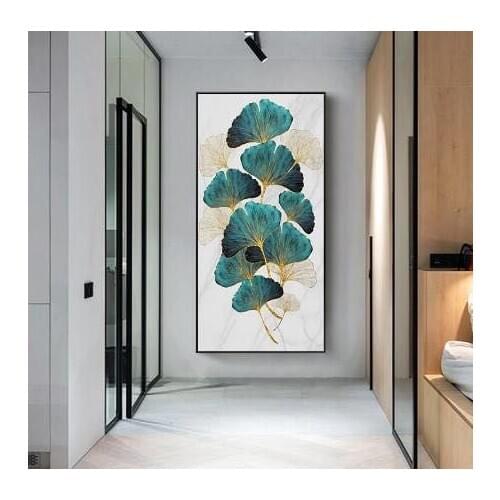 Golden Ginkgo Leaves Canvas Painting Nordic Posters And Prints Wall Art Decor Picture For Living Room Modern Home Decoration