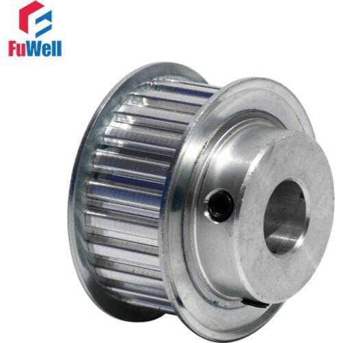 Timing Pulley XL-24T Belt Width 16mm Synchronous Gear Pulley 6/10/12/14/16mm Bore Aluminum Alloy 24Tooth XL Transmission Pulley