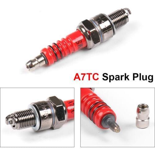 1PCS Racing Spark Plug A7TC For GY6 50cc 70cc 150cc Moped ATV Scooter Dirt Bike Go Kart