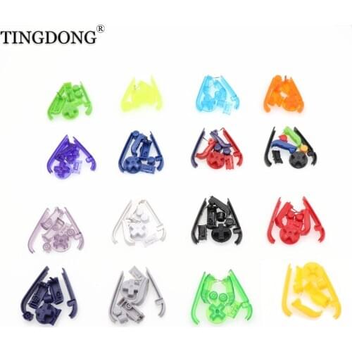 20PCS 8 In 1 LR AB Buttons Keypads W/ frame For Nintendo GBA Buttons D Pads Power