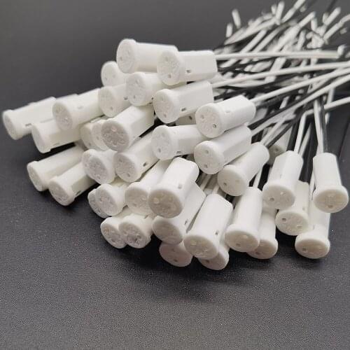 10pcs 20cm High Quality Socket Holder Connector G4 Ceramic Head LED Halogen Light Lamp Bulb Base
